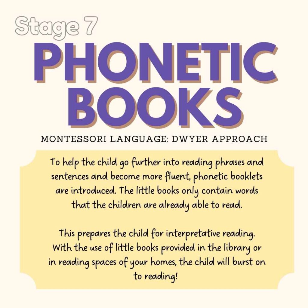 phonetic books, montessori language material, mindsprout