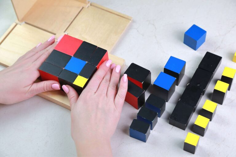trinomial cube montessori