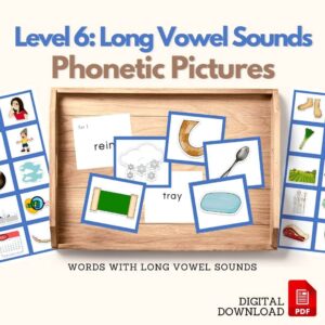 long vowel sounds picture cards stage 6