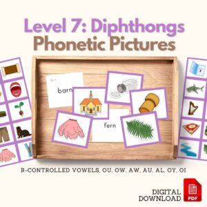 diphthongs picture cards stage 7